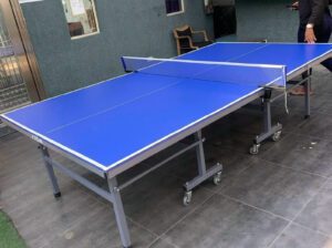 Olympic Standard Foldable Table Tennis Table – Indoor & Outdoor, Complete Set