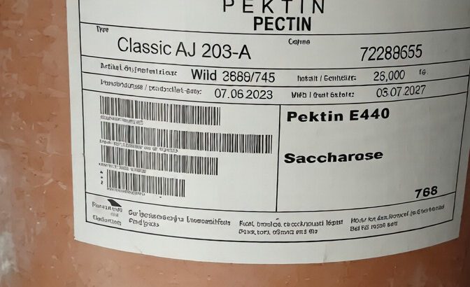 Pectin E440 (Saccharose) 1kg – Premium Gelling Agent for Jams & Desserts