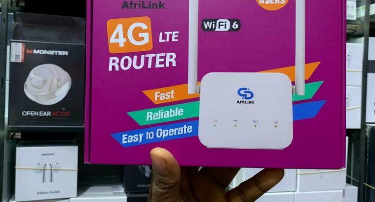 Afrilink Universal Router Z20 (Brand New) – 1200Mbps, 2 LAN Ports, High-Speed WiFi