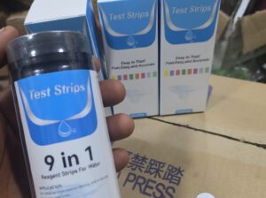 9-in-1 Aquarium Water Test Strips – Fish Tank & Fish Farming Water Quality Tester