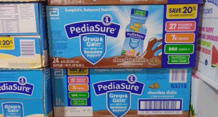 Pediasure Drink Shake for Kids 237ml – Ages 1–13, High Protein, 27 Vitamins & Minerals, DHA Omega-3