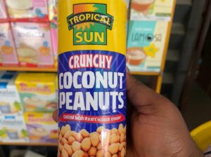 Crunchy Coconut Peanut Snacks 330g – Tropical, Low Carb, Real Coconut Coating, 24pcs Carton