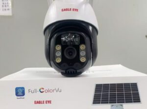 Solar CCTV Security Camera PTZ 360° Single Lens Wireless CCTV Camera with Night Vision & Motion Trac