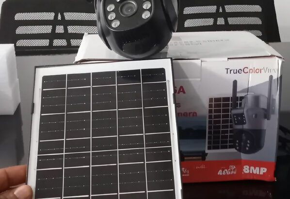 Dual Lens PTZ Solar CCTV Camera 4G SIM Enabled – Wireless Outdoor Security Camera with Night Vision