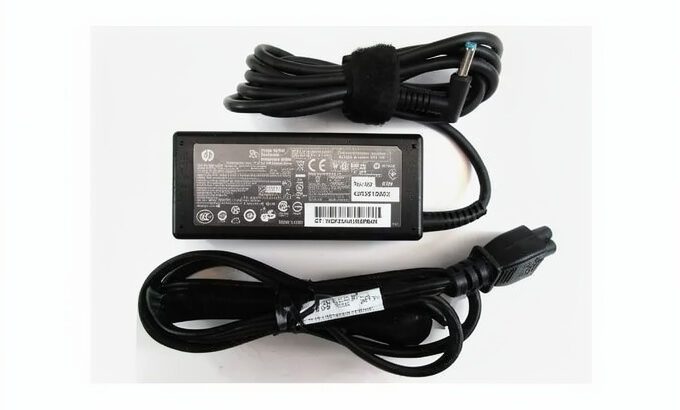 HP 65W Laptop Charger 4.5mm Blue Tip – Fast Charging Power Adapter for HP Laptops (Brand New)