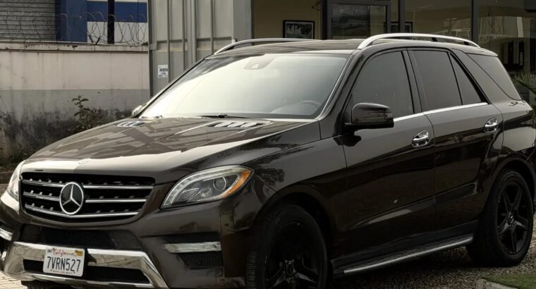 2015 Mercedes-Benz ML 400 4MATIC SUV – 3.0L V6 Turbo, 329HP, AWD, Brown