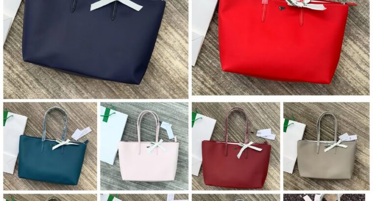 Lacoste Women’s Handbag – Stylish Faux Leather Bag, Brand New