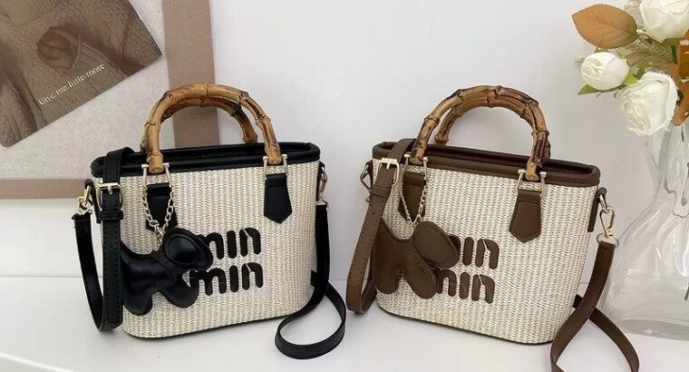 Wooden Minmin Bag – Stylish Women’s Handbag, Brand New