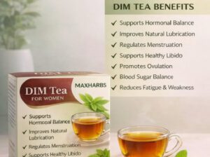 Dim Tea for Women & Dim Capsules for Men – Daily Vitamin Supplements for Adults