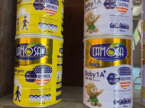 Lamosa Weight Gain Milk 900g – Stage 2 & 3, Toddler Nutrition, Lactose-Free, Non-GMO