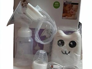 Dr Gym Single Electric Breast Pump – BPA-Free Milk Expression & Storage