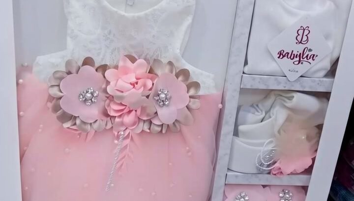 Babylia Girls Christening Outfit – Complete Infant Ceremony Set