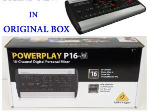 Behringer Powerplay P16-M Digital Personal Mixer – Studio Monitoring System with Bi-Amped Output