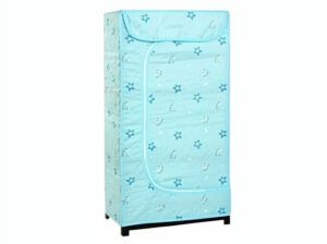 Mama Love Baby Wardrobe – Durable 3-Shelf Storage, Blue, Organize Clothes & Toys