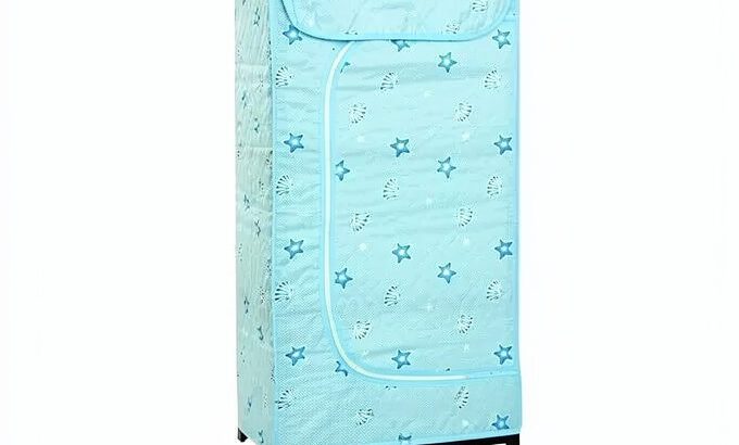 Mama Love Baby Wardrobe – Durable 3-Shelf Storage, Blue, Organize Clothes & Toys