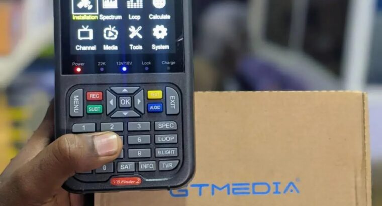 V8 Satellite Finder (Brand New) – Digital Signal Meter for Dish Alignment