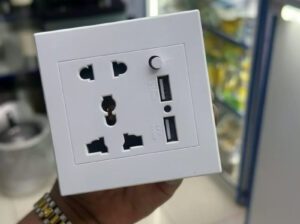 Wall Socket Spy Camera (Brand New) – Hidden Security Camera for Home & Office