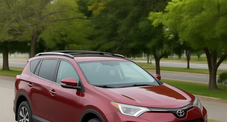 2018 Toyota RAV4 SUV – Automatic, 45,000 km, First Owner, Maroon