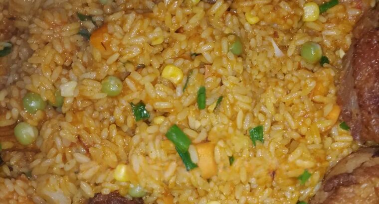 Well-Spiced Jollof Rice – Flavorful Nigerian Rice with Fresh Vegetables