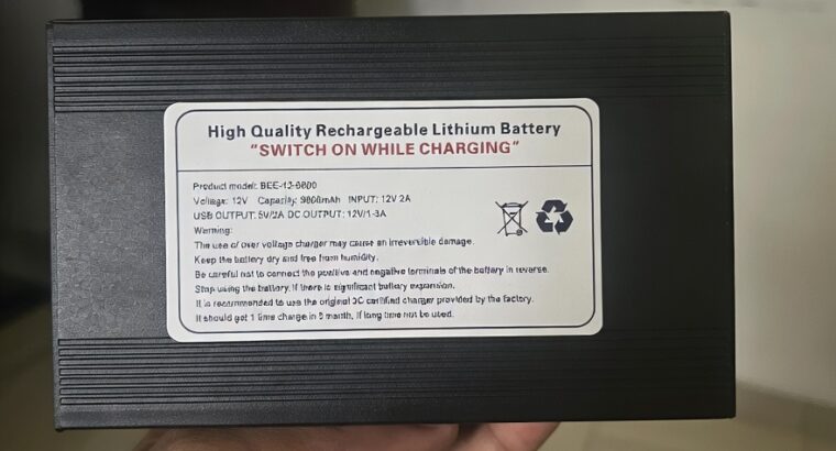 Original Gorilla Costume Battery – 12V, 9800mAh, Brand New