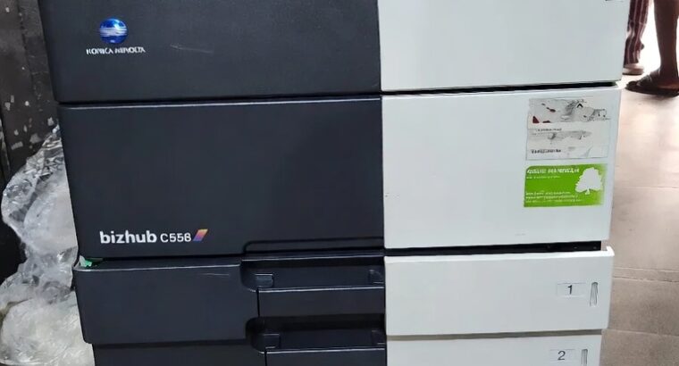 Konica Minolta Bizhub C558 – A3 Color Multifunction Printer, 55ppm