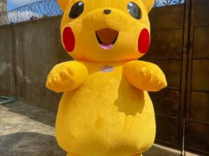Big Inflatable Pikachu Mascot Costume – 8.6ft, Unisex, Brand New