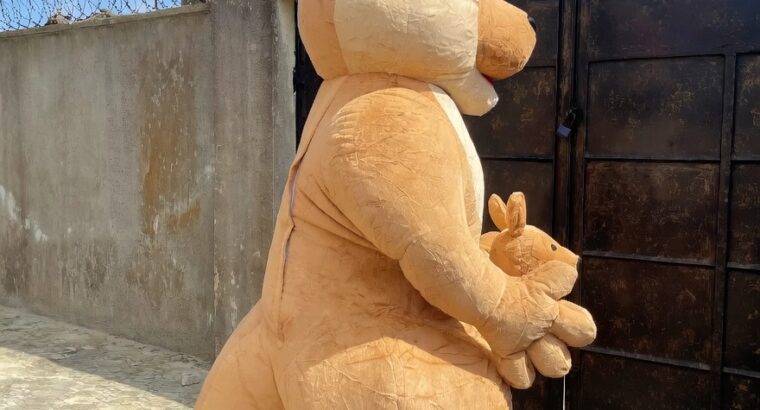 Big Inflatable Kangaroo Mascot Costume – Unisex, Brand New