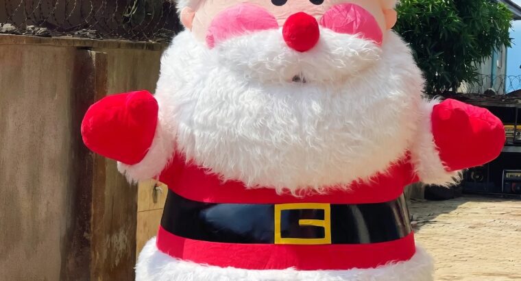 Big Inflatable Santa Claus Costume – 8.6ft, Unisex, Brand New