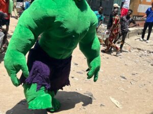 Giant Inflatable Hulk Mascot Costume – 9ft, Brand New