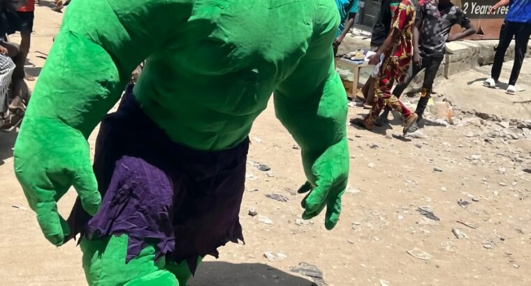 Giant Inflatable Hulk Mascot Costume – 9ft, Brand New