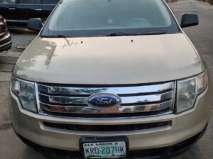2007 Ford Edge SEL FWD SUV – 3.5L V6, Automatic, Gold, Reliable & Spacious
