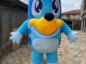 Big Inflatable Bluey Mascot Costume – Brand New, Unisex