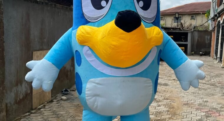Big Inflatable Bluey Mascot Costume – Brand New, Unisex