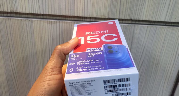 Xiaomi Redmi 15C 4G 256GB (Brand New) – 8GB RAM, 6.9″ IPS LCD, 50MP Camera