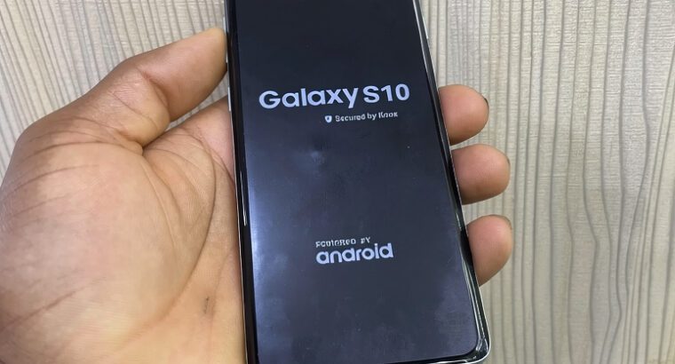 Samsung Galaxy S10 128GB Black (Used) – 8GB RAM, 6.1″ AMOLED, Triple Camera